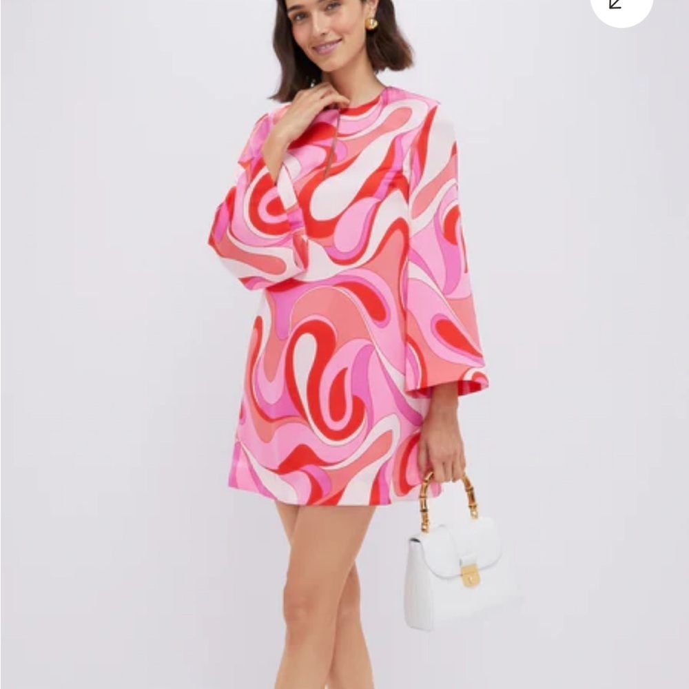 Tuckernuck HYACINTH HOUSE Pink Mod Geo Mitzi Mini Dress Sz S NEW